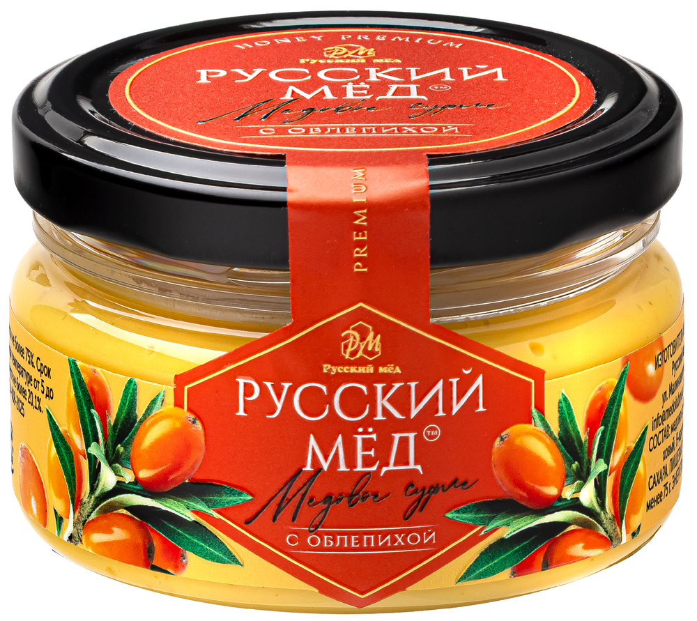 Медовое суфле с облепихой Русский мёд 100 мл