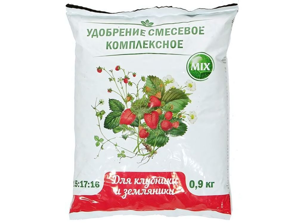 Удобрение СМЕСЬ Клубника 0,9кг 18:18:18 Нов-Агро Удобрение СМЕСЬ Клубника 0,9кг 18:18:18 Нов-Агро