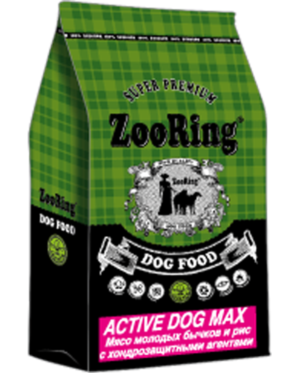 ZooRing Active Dog Max Мясо молодых бычков 10 кг