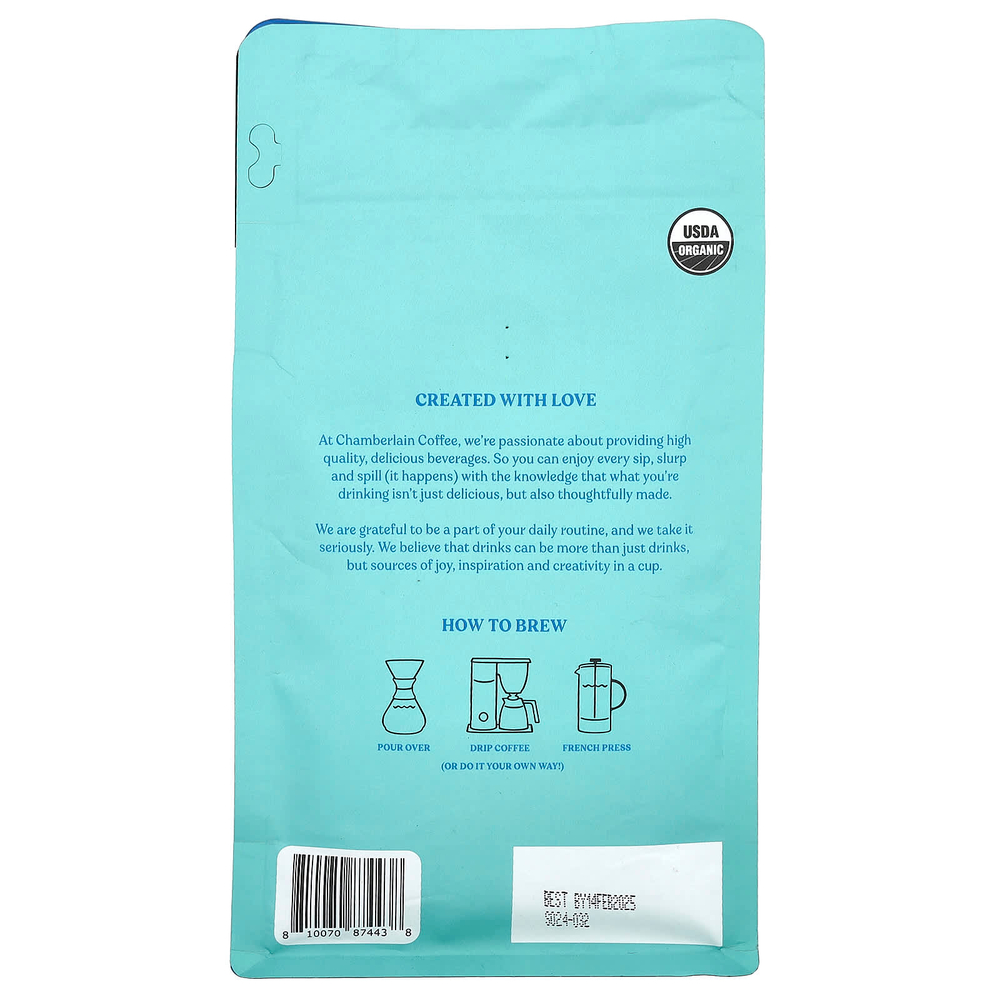 Chamberlain Coffee, Смесь теста для торта «Сладкая выдра», молотый, средней обжарки, 340 г (12 унций)