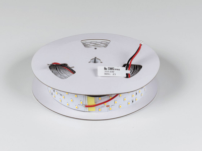 Светодиодная лента SWG PRO 2835, 280 LED/м, 26 Вт/м, 24В , IP20, Цвет: Нейтральный белый, SWG2P280-24-26-NW-20