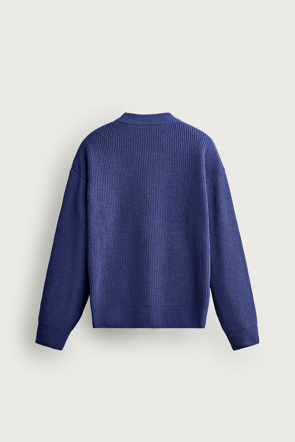 ZARA СВИТЕР RELAXED FIT ИЗ ШЕНИЛЛА, ЯРКО-СИНИЙ