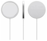 Беспроводное зарядное устройство для Iphone MagSafe Charger (Магсейф), белый, 15 Вт