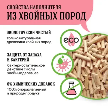Си Си Кэт древесный наполнитель 8 л