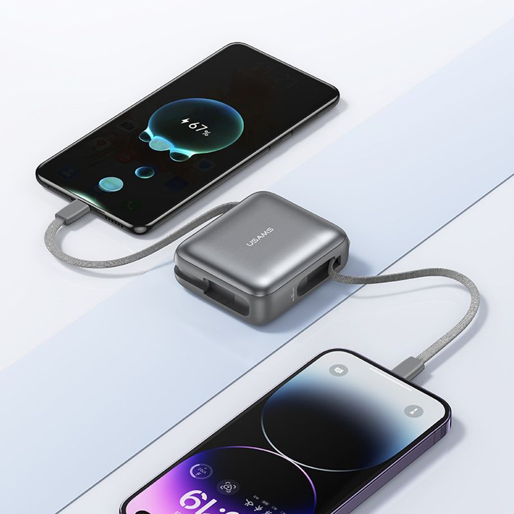 Power Bank внешний аккумулятор повербанк USAMS 10000 мАч 20W