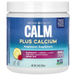 Natural Vitality, CALM®, с кальцием, со вкусом малины и лимона, 226 г (8 унций)