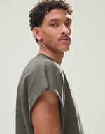 Мужская футболка oversize в стиле workwear с принтом - BERSHKA