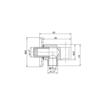 Душевой комплект Inspire VSFW-3I21MT3CH встраиваемый, термостатический, двухрежимный, хром
