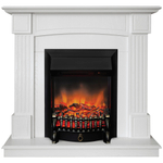 Каминокомплект Real Flame Andrea WT с очагом Fobos Lux Black RC