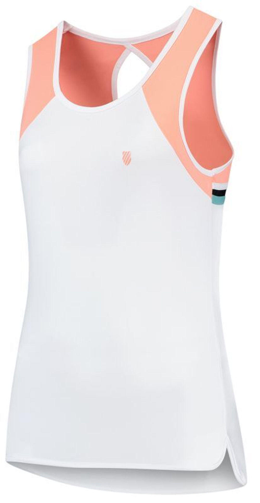 Женский топ теннисный K-Swiss Tac Hypercourt Advantage Tank 3 - white/desert flow