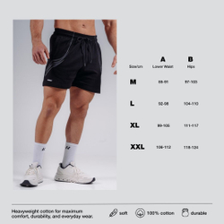 Шорты Oversized Training Shorts PRIMAL 876 Черные
