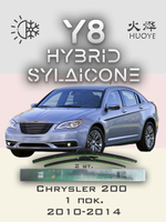 Щетки стеклоочистителя HUOYE Y8 600/550 мм на Chrysler 200 | Hook/J-Hook