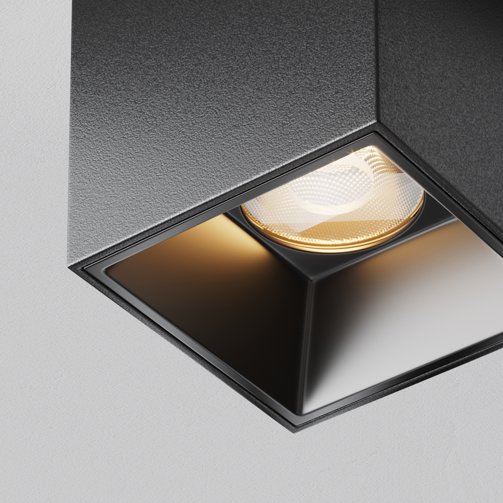 Накладной светодиодный светильник Maytoni Alfa LED C064CL-5W2.7K-SQ-B