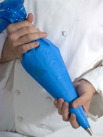 Мешок кондит. одноразовый [100шт]; HDPE; 27*53 см, ;синий., CGPro