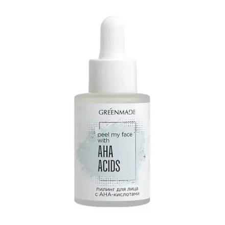 Пилинг для лица с AHA-кислотами Peel my face with AHA Acids, ТМ GREEN MADE