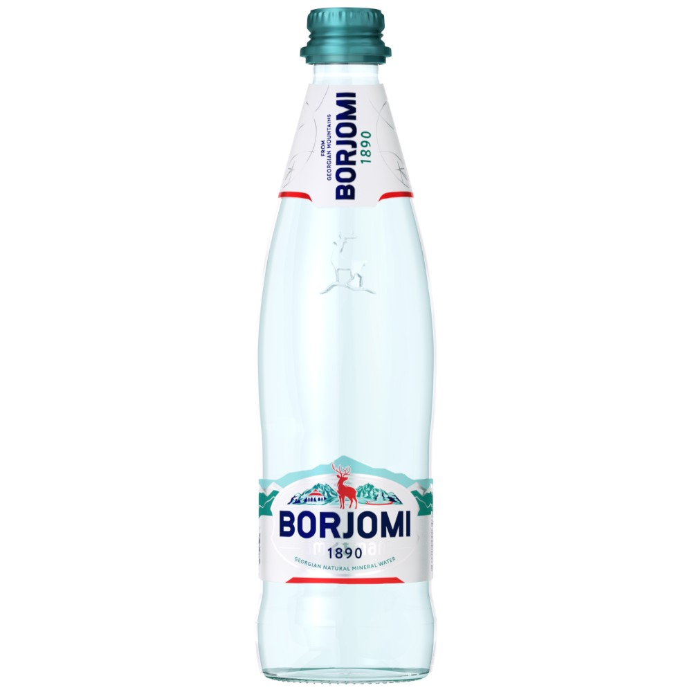 Вода Borjomi лечебно-столовая, Glass 0,5 л.