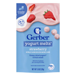 Gerber, Yogurt Melts®, для детей от 8 месяцев, со вкусом клубники, 28 г (1 унция)