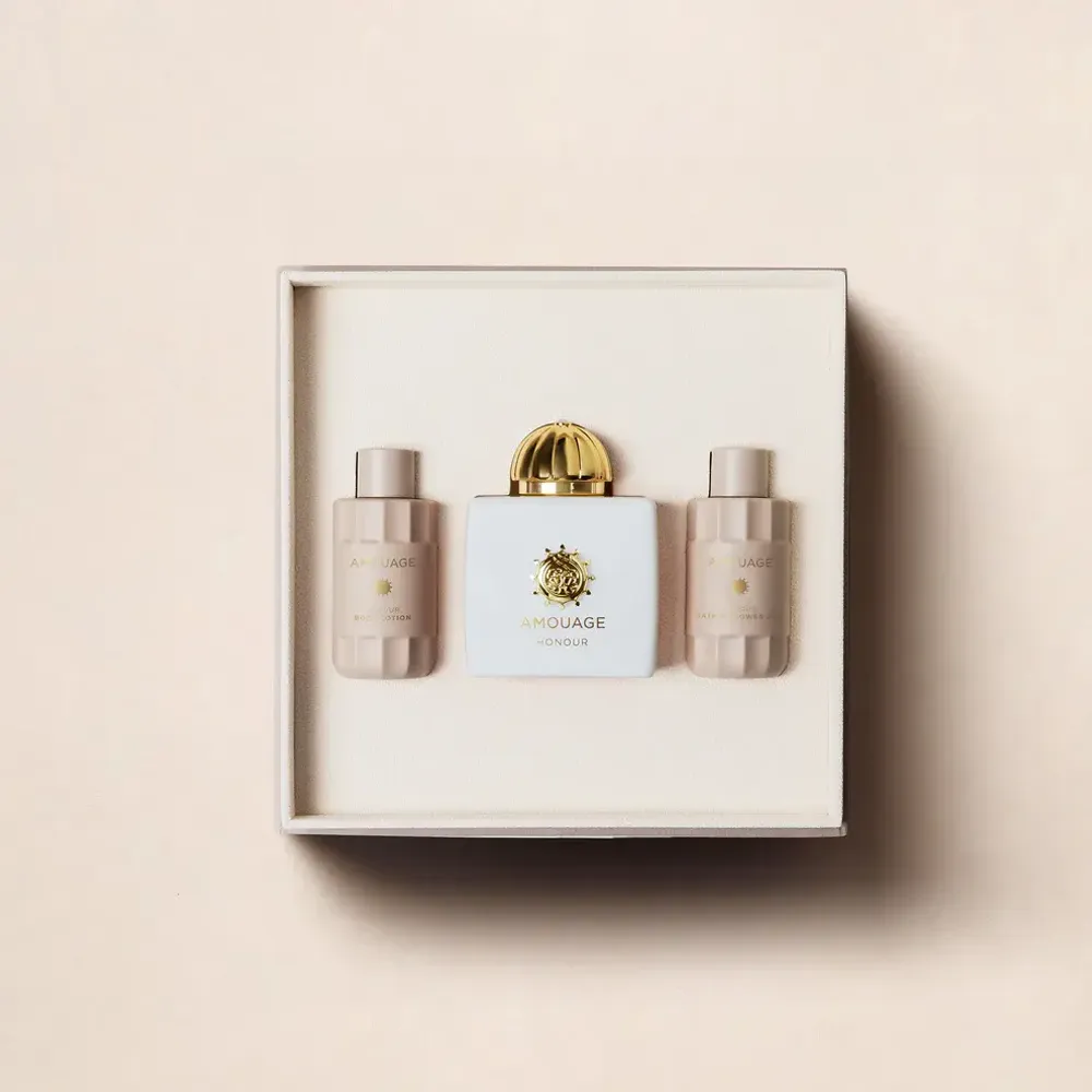 Amouage Honour woman 100мл + Shower gel 60мл + Body Lotion 60мл