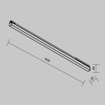 Уличный магнитный трековый светильник Maytoni EXILITY IP Basis O-TR02-1-S-24WB3K