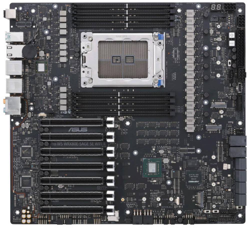 Материнская плата E-ATX ASUS PRO WS WRX80E-SAGE SE WIFI II