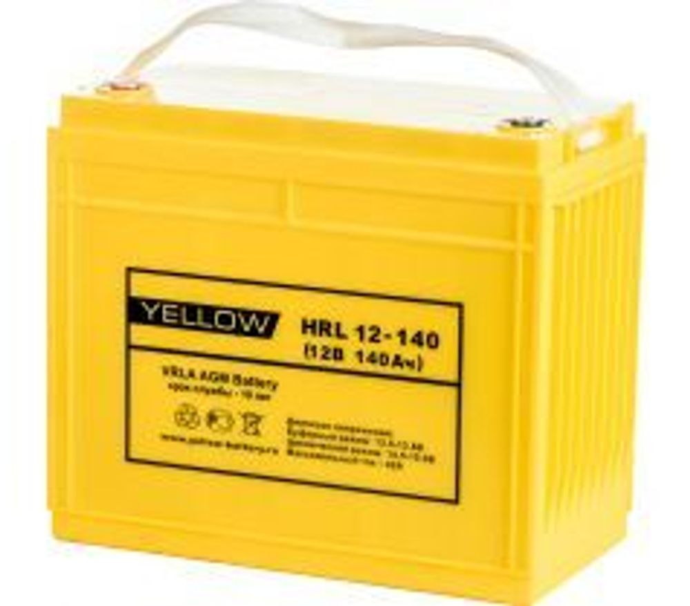 Аккумулятор YELLOW HRL 12-150 | 150 Ач | 12В AGM