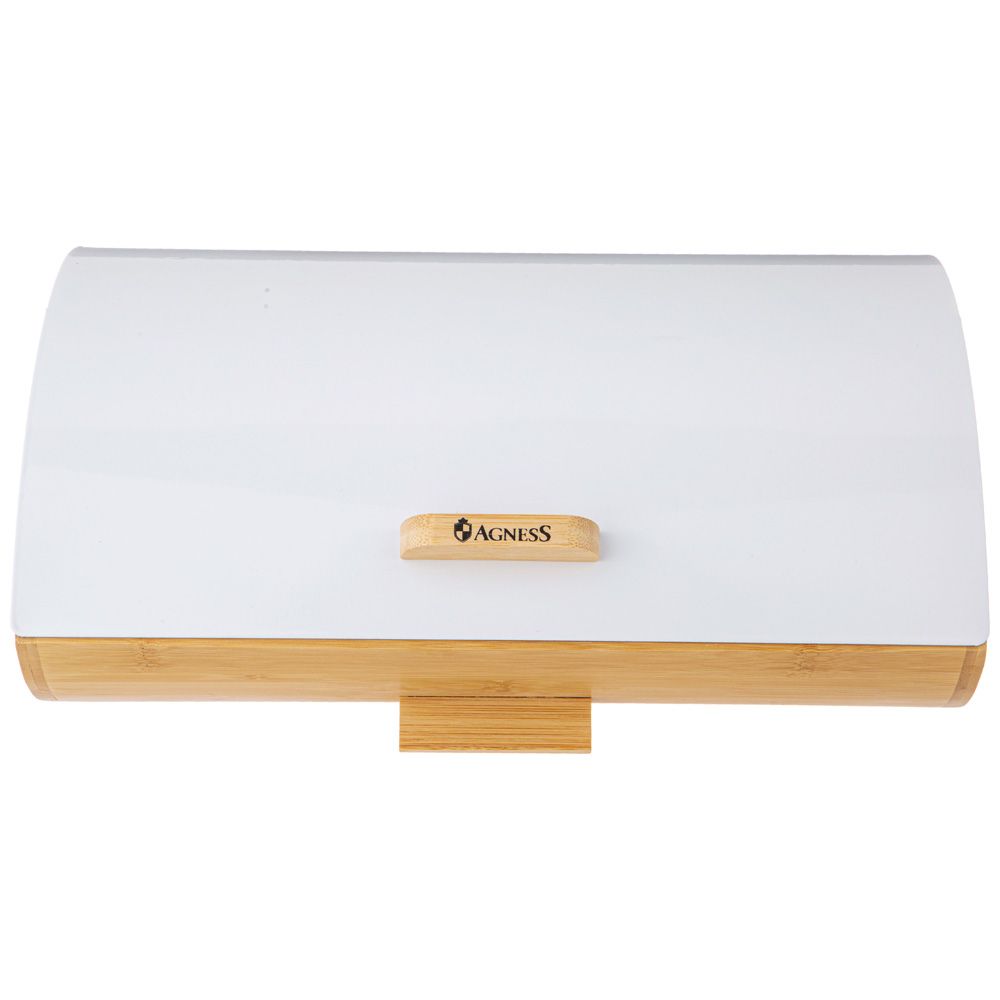 ХЛЕБНИЦА AGNESS 35Х25Х15,5СМ WHITE