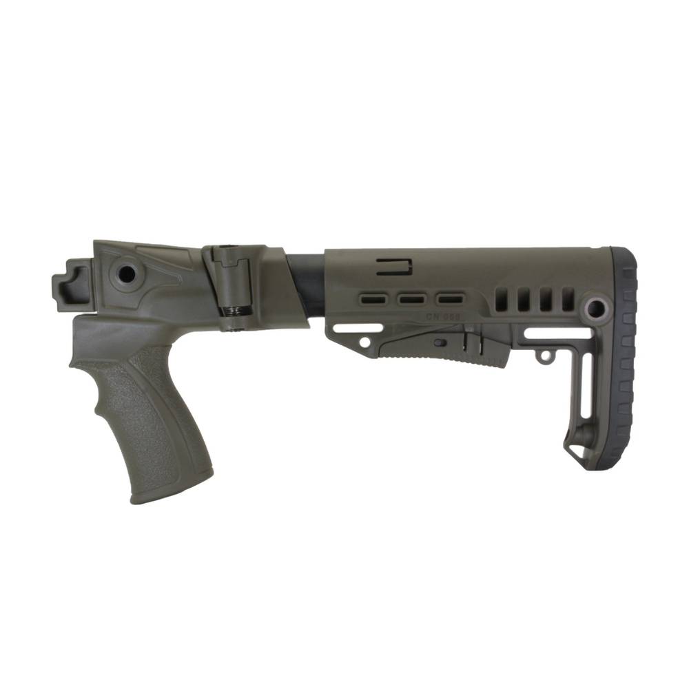 Складной приклад на Сайгу 20, DLG Tactical. Черный