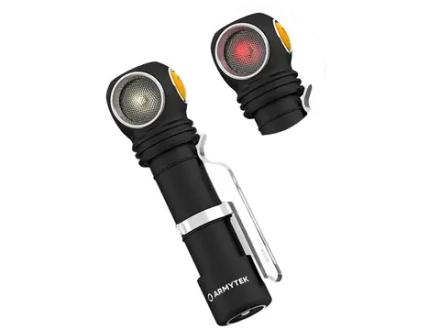 Фонарь налобный-мульти Armytek Wizard C2 WR Magnet USB XD16 1020 lm тёплый + XQE 230 lm кр., 1x18650