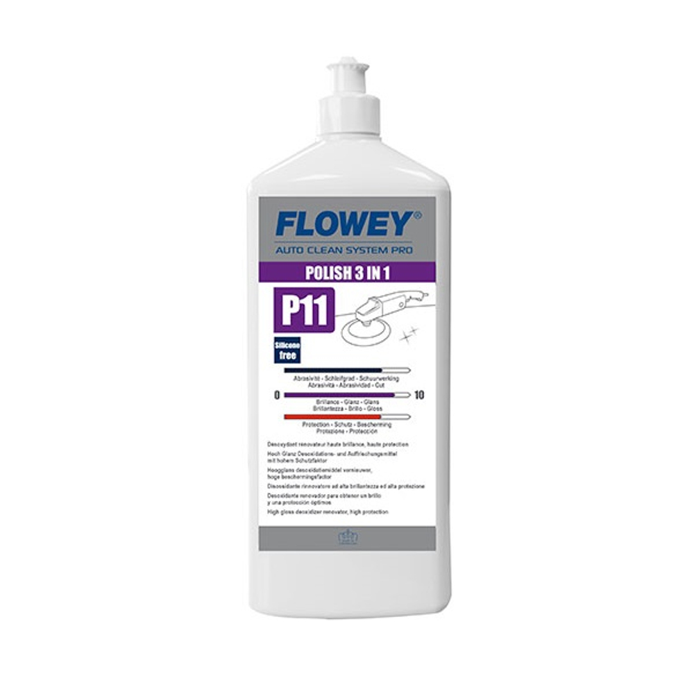 Полироль 3 в 1 - P11 POLISH 3 IN 1, 1 л., FLOWEY (Люксембург)