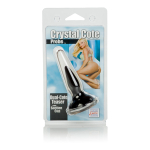Черная анальная пробка Crystal Cote Probes