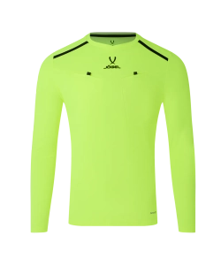 Футболка судейская с длинным рукавом DIVISION PerFormDRY Referee LS Tee, желтый неон