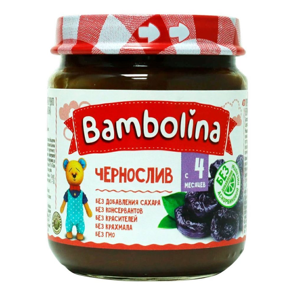 Пюре Бамболина 100г Чернослива пюре