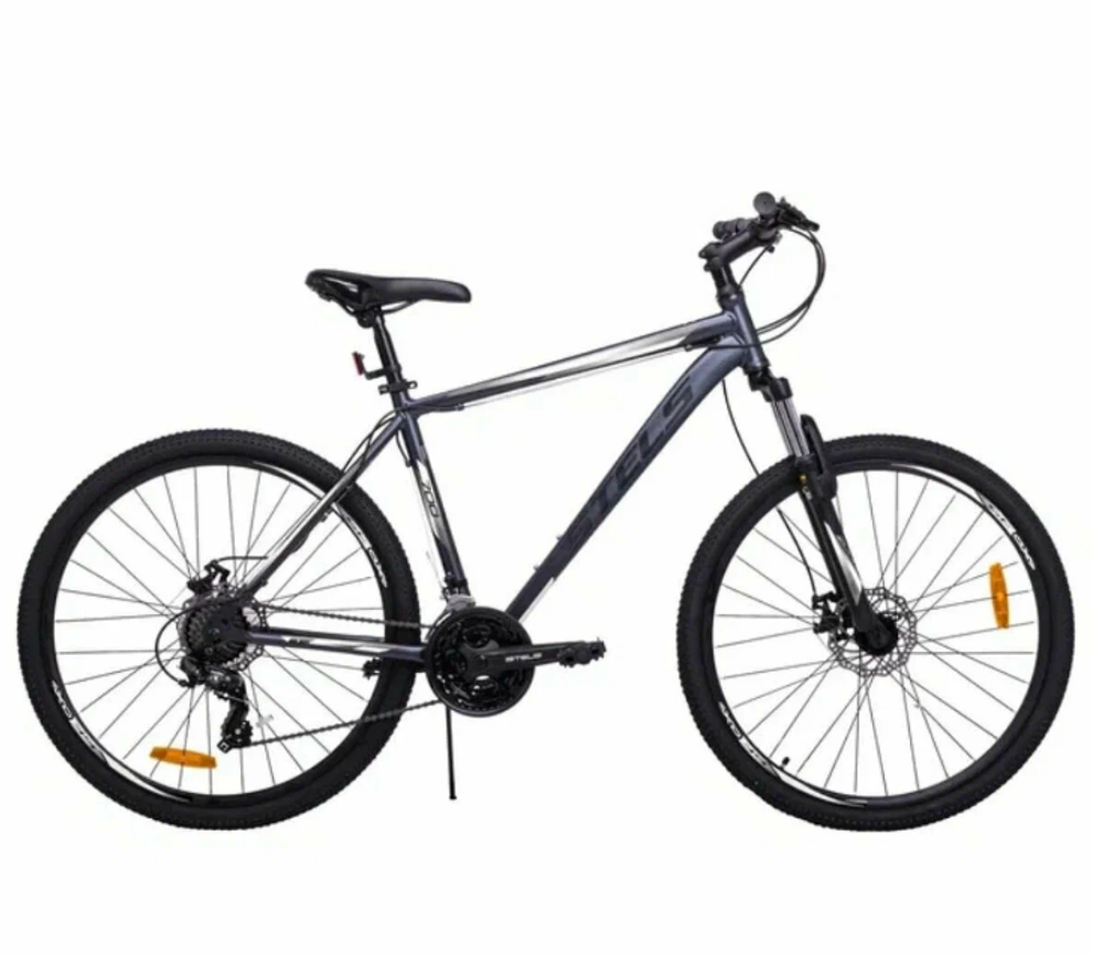 Велосипед 27.5" Stels Navigator-700 MD р.19" серый/черный