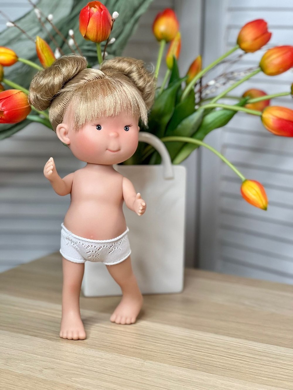 Кукла для девочки виниловая 30см Пиппа без одежды (2899W1)