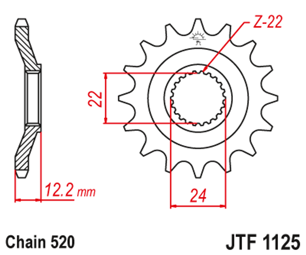 Звезда JTF1125.17