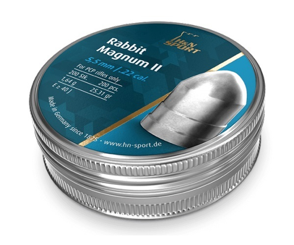 Пули пневматические "H&N" Rabbit Magnum ll 5.5 мм 1.66 гр. (200 шт)