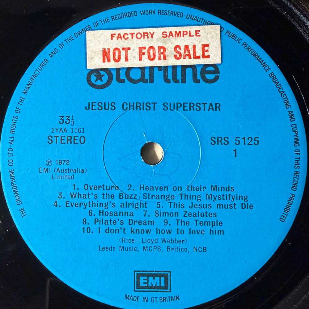 Jesus Christ Superstar (Англия 1972г.) Promo