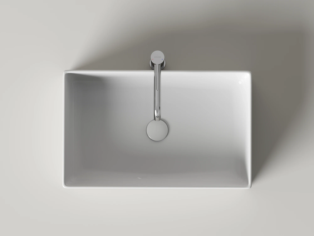 Раковина накладная Ceramicanova Адель (Adele) 560x345x160 белый, CN6088
