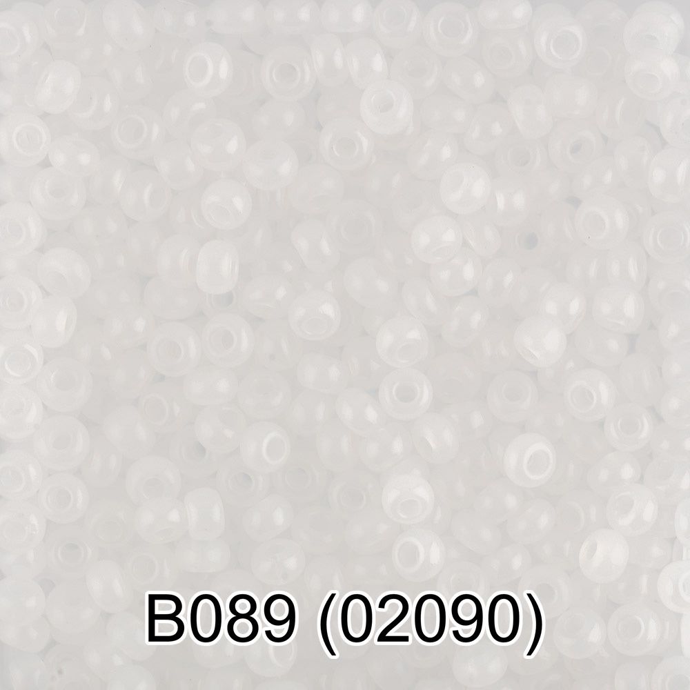Бисер Gamma 10/0 (2.3 мм), 50 г, B089 белый, 02090, круглый 2 Бисер Gamma 10/0 (2.3 мм), 50 г, B089 белый, 02090, круглый 2
