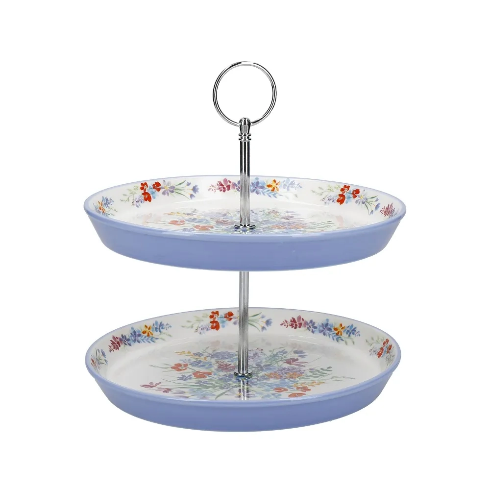Kitchen Craft Поднос London Pottery 2 яруса 26 см луг EAN 5057982075279