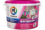 Краска фасадная влагостойкая акриловая Profilux ВД  PL-112А глубокоматовая белая