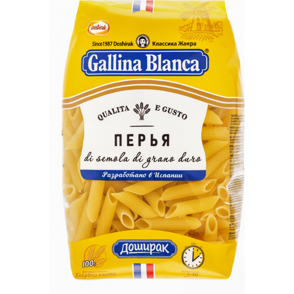 Макароны Доширак Gallina Blanca Перья 400 гр