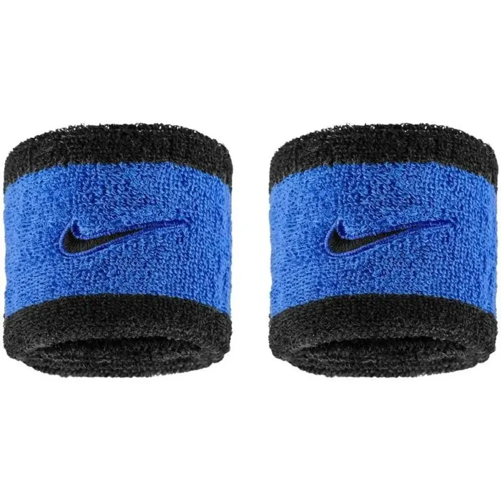 Напульсник теннисный Nike Swoosh 2P - comet blue/black
