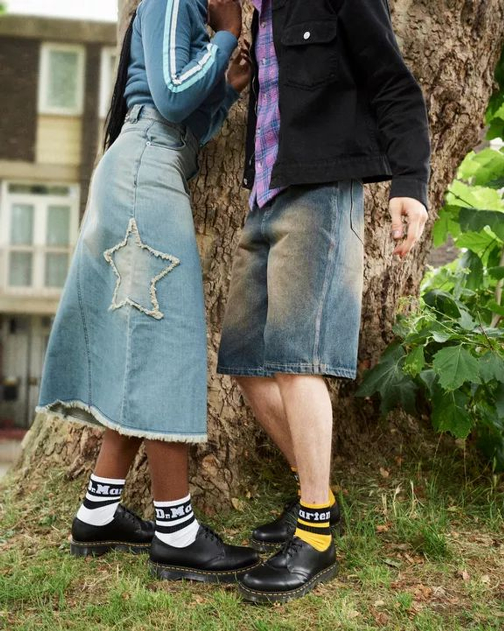 DR. MARTENS Носки спортивные из смесового хлопка, желтые, белые, черные, S/M (36/41), 3 пары (Из Финляндии)