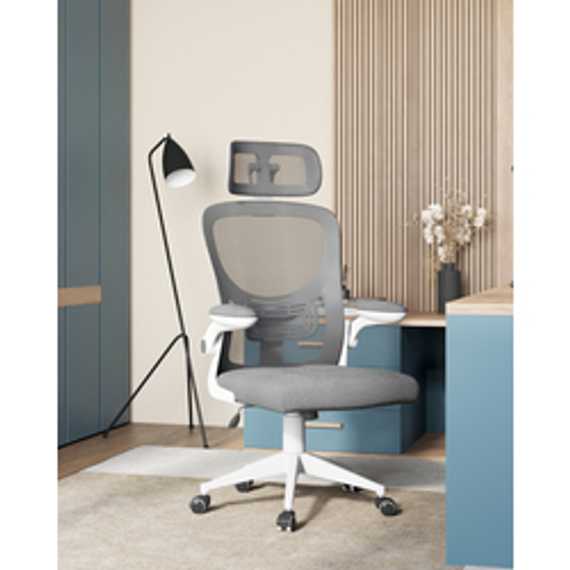 Кресло офисное TopChairs Airone серый ткань