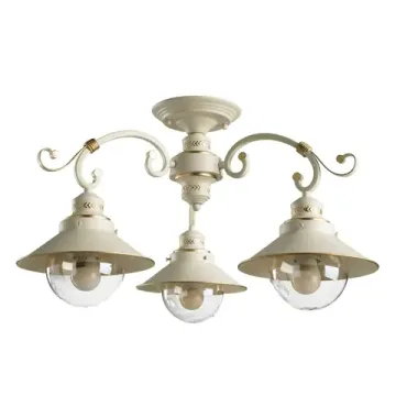 Потолочная люстра 3*Е27 A4577PL-3WG белый/янтарный GRAZIOSO Arte Lamp