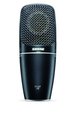 SHURE PG27USB кардиоидный конденсаторный USB микрофон c большой диафрагмой, аттенюатор -20дБ, подключение к ПК по USB