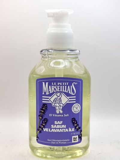 Жидкое мыло для рук Le Petit Marseillais Pure - Лаванда, с маслом лаванды, оливы и кокоса, 300 мл (Италия)