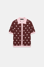 ВЯЗАНЫЙ КАРДИГАН С СЕРДЦАМИ — ZARA