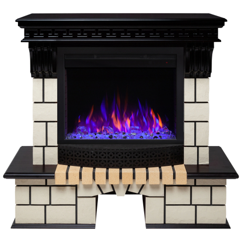 Каминокомплект Real Flame Stone 25/25,5 AO с очагом Saphir 25,5